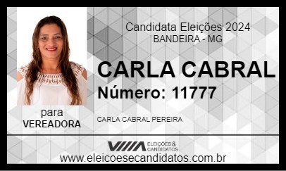 Candidato CARLA 2024 - BANDEIRA - Eleições