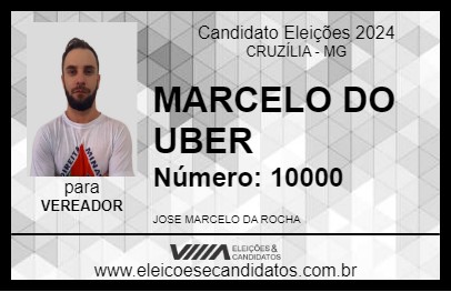 Candidato MARCELO DO UBER 2024 - CRUZÍLIA - Eleições