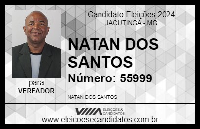 Candidato NATAN DOS SANTOS 2024 - JACUTINGA - Eleições