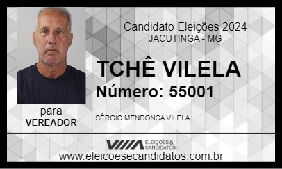 Candidato TCHÊ VILELA 2024 - JACUTINGA - Eleições