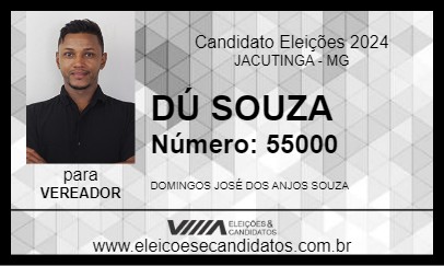 Candidato DÚ SOUZA 2024 - JACUTINGA - Eleições