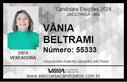 Candidato VÂNIA BELTRAMI 2024 - JACUTINGA - Eleições