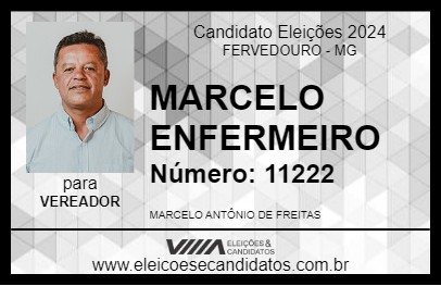 Candidato MARCELO ENFERMEIRO 2024 - FERVEDOURO - Eleições