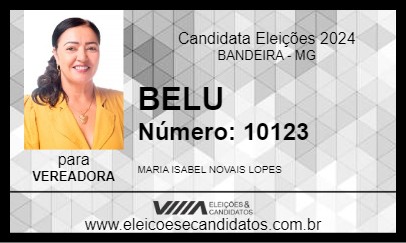 Candidato BELU 2024 - BANDEIRA - Eleições