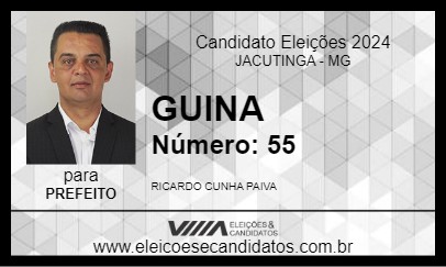 Candidato GUINA 2024 - JACUTINGA - Eleições