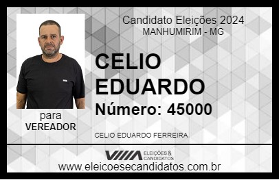 Candidato CARECA 2024 - MANHUMIRIM - Eleições