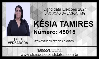 Candidato KÉSIA TAMIRES 2024 - SÃO JOÃO DA LAGOA - Eleições