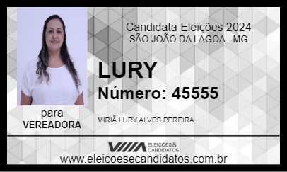 Candidato LURY 2024 - SÃO JOÃO DA LAGOA - Eleições