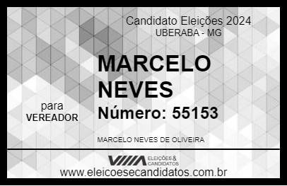 Candidato MARCELO NEVES  2024 - UBERABA - Eleições