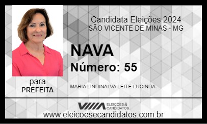 Candidato NAVA 2024 - SÃO VICENTE DE MINAS - Eleições