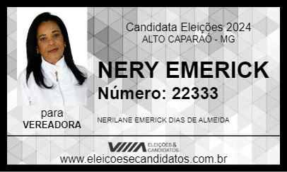 Candidato NERY EMERICK 2024 - ALTO CAPARAÓ - Eleições