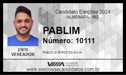 Candidato PABLIM 2024 - ALMENARA - Eleições