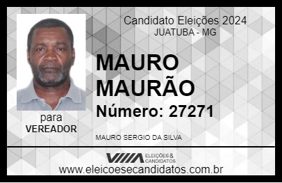 Candidato MAURO MAURÃO  2024 - JUATUBA - Eleições