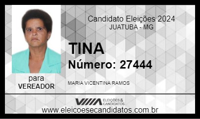 Candidato TINA 2024 - JUATUBA - Eleições