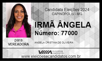 Candidato IRMÃ ÂNGELA 2024 - CAPINÓPOLIS - Eleições