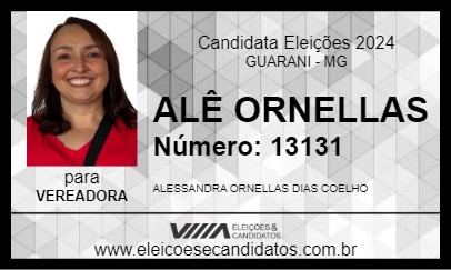 Candidato ALÊ ORNELLAS 2024 - GUARANI - Eleições