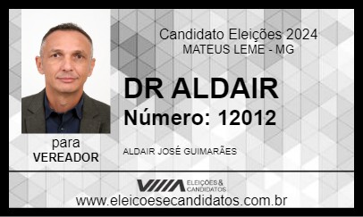 Candidato DR ALDAIR 2024 - MATEUS LEME - Eleições