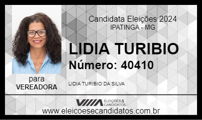 Candidato LIDIA TURIBIO 2024 - IPATINGA - Eleições