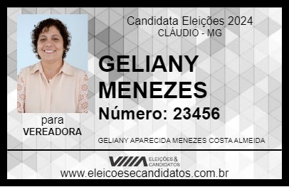 Candidato GELIANY MENEZES 2024 - CLÁUDIO - Eleições