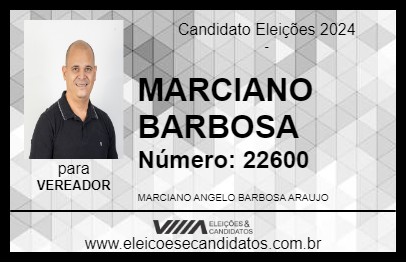 Candidato MARCIANO BARBOSA 2024 - IPATINGA - Eleições