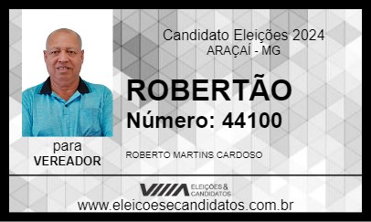 Candidato ROBERTÃO 2024 - ARAÇAÍ - Eleições