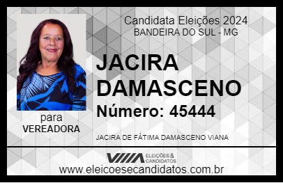 Candidato JACIRA DAMASCENO 2024 - BANDEIRA DO SUL - Eleições