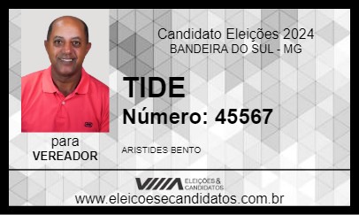 Candidato TIDE 2024 - BANDEIRA DO SUL - Eleições