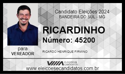 Candidato RICARDINHO 2024 - BANDEIRA DO SUL - Eleições