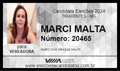 Candidato MARCI MALTA 2024 - TIRADENTES - Eleições