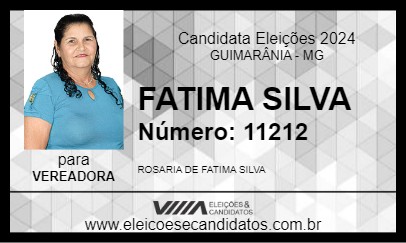 Candidato FATIMA SILVA 2024 - GUIMARÂNIA - Eleições