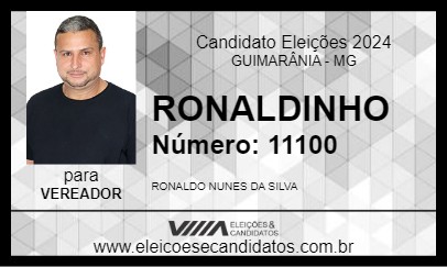 Candidato RONALDINHO 2024 - GUIMARÂNIA - Eleições