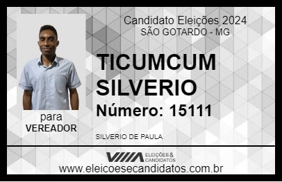 Candidato TICUMCUM SILVERIO 2024 - SÃO GOTARDO - Eleições