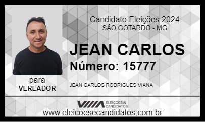 Candidato JEAN CARLOS 2024 - SÃO GOTARDO - Eleições