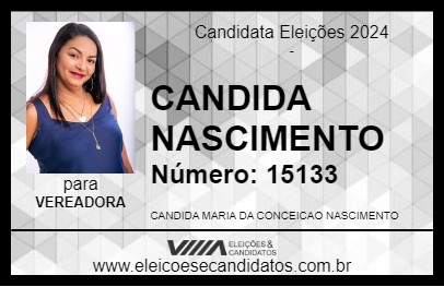 Candidato CANDIDA NASCIMENTO 2024 - SÃO GOTARDO - Eleições