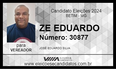 Candidato ZE EDUARDO 2024 - BETIM - Eleições