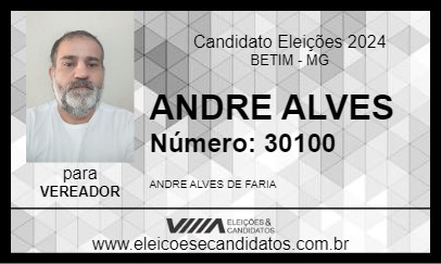 Candidato ANDRE ALVES 2024 - BETIM - Eleições