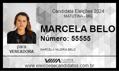 Candidato MARCELA BELO 2024 - MATUTINA - Eleições