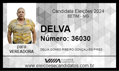 Candidato DELVA 2024 - BETIM - Eleições