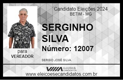 Candidato SERGINHO SILVA 2024 - BETIM - Eleições