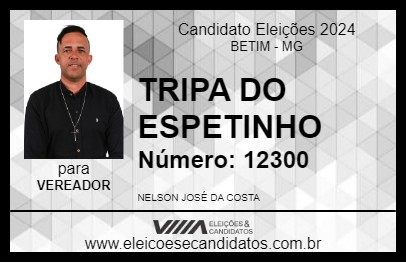 Candidato TRIPA DO ESPETINHO 2024 - BETIM - Eleições