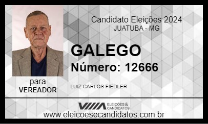 Candidato GALEGO 2024 - JUATUBA - Eleições