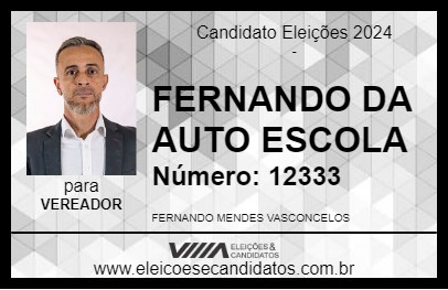 Candidato FERNANDO DA AUTO ESCOLA 2024 - JUATUBA - Eleições