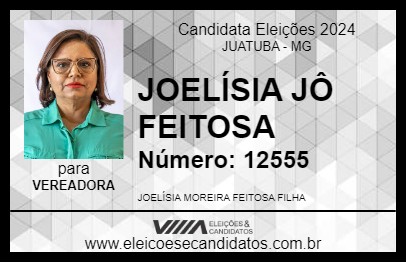 Candidato JOELÍSIA  JÔ FEITOSA 2024 - JUATUBA - Eleições