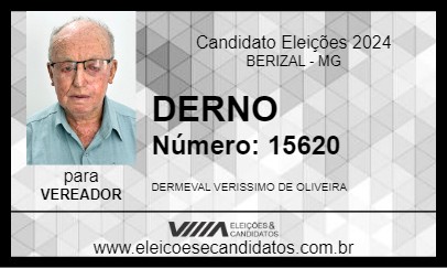 Candidato DERNO 2024 - BERIZAL - Eleições