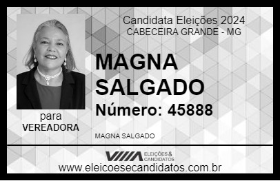 Candidato MAGNA SALGADO 2024 - CABECEIRA GRANDE - Eleições