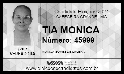 Candidato TIA MONICA 2024 - CABECEIRA GRANDE - Eleições