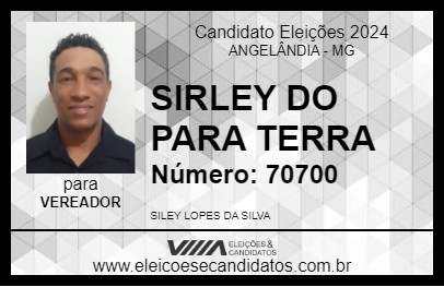 Candidato SIRLEY DO PARA TERRA 2024 - ANGELÂNDIA - Eleições