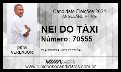 Candidato NEI DO TÁXI 2024 - ANGELÂNDIA - Eleições