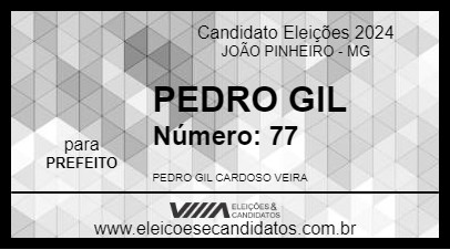 Candidato PEDRO GIL 2024 - JOÃO PINHEIRO - Eleições