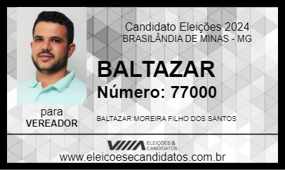 Candidato BALTAZAR 2024 - BRASILÂNDIA DE MINAS - Eleições